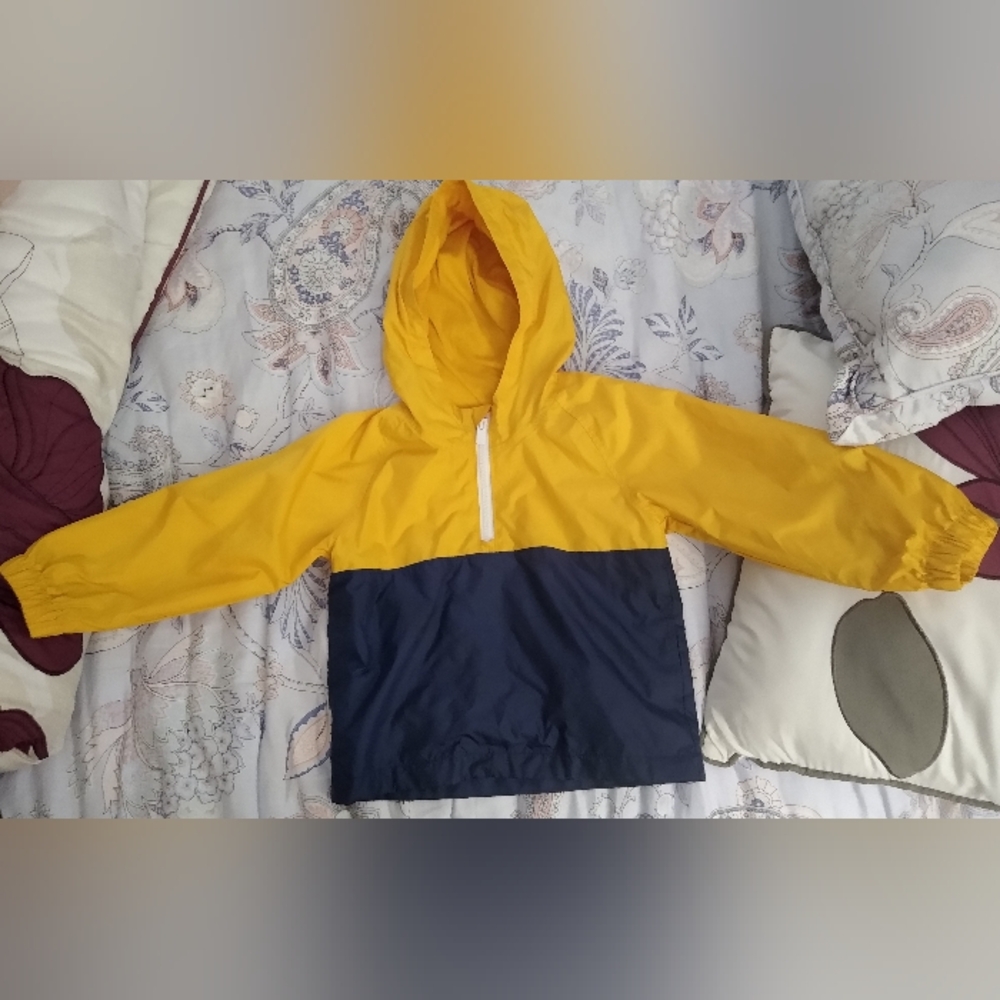Old Navy Kids Pullover Windbreaker Size 2T Maize (yellow) and Blue